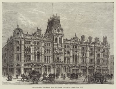 Los nuevos edificios de la Compañía de Merceros, Cheapside de Frank Watkins